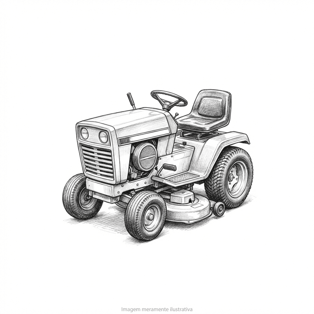 Trator de cortar grama