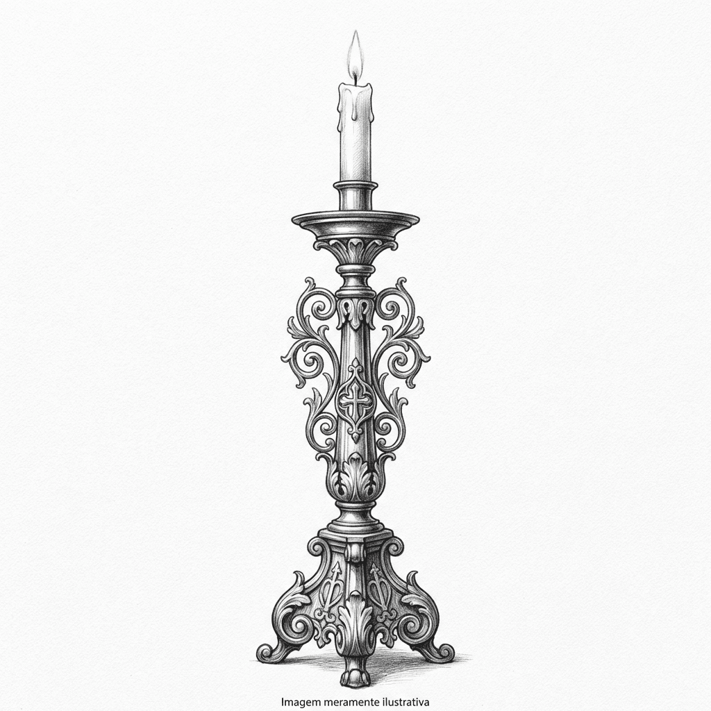Candelabros para os acólitos